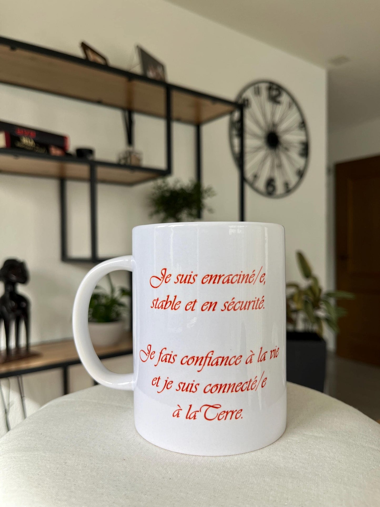 Mug Chakra Racine,Ancrage et Sécurité,Collection Mugs Chakras Spirituels,Éveil,Spiritualité,Mantra,Cadeau unique,Idée cadeau