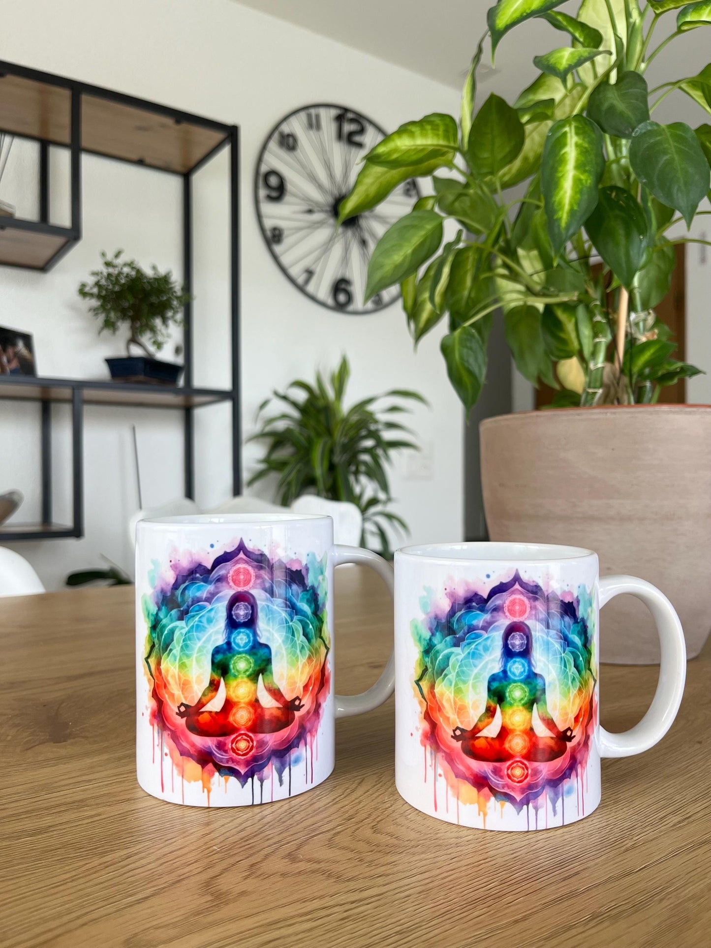 Mug Chakra Harmonie, Élevez Votre Quotidien avec Style et Inspiration, Français, Anglais, Allemand