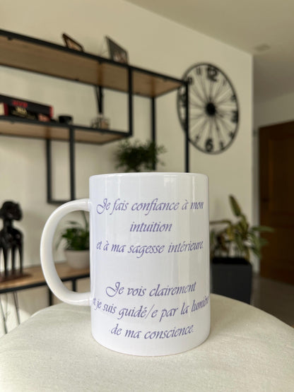 Mug Chakra du Troisième Œil,Intuition & Clarté Mentale,Collection Mugs Chakras Spirituels,Éveil,Spiritualité,Cadeau unique,Idée cadeau